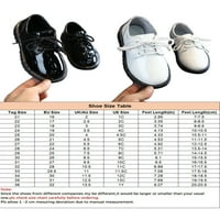 Gomelly unisex-Child Oxfords Uniforme kožne cipele čipke haljine cipele casual stanovi dječji djeci