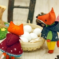 Lovely FO Family Felt ne-tkani DIY Torba za materiju Ručno rađene šivaće krpe za obrtničke igračke Dječji poklon Pribor za ukrašavanje
