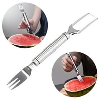 Duixinghas Watermelon vilica Slicer 2-unošenje alata za rezanje, profesionalni ručni ručni ručni rezanje