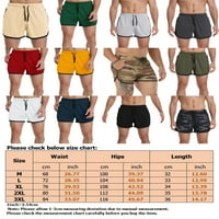 WRCNOTE MENS Ljetne kratke hlače Visoko struk dno nacrt plaža Kratke hlače Brze suho mini pantalone