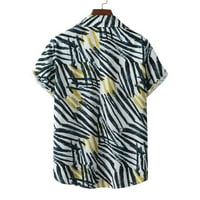 Košulja gumba za muškarce dugih rukava majica muške proljeće i ljeto od tiskane top majice casual rever