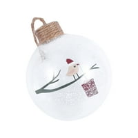 Staklena božićna kugla božićna lopta vise privjesak božićna staklena lopta
