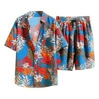 Muška ljetna modna slobodno vrijeme Havaji Seaside Holiday Beach Digital 3D Štamparija Cvjetne kratke