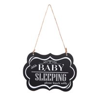 Shhh beba spava molim kucajte tiho viseći dekorativni znak