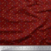 Soimoi Rayon Crepe Tkaninski papir Sjeckanje ispis tkanina od dvorišta široko