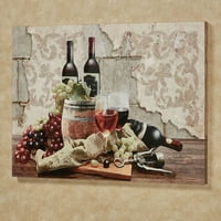 Dodir klase Rezervišite vino okupljanje platna Zidno umjetnosti crveno, ljubičaste i smeđe tonove 39