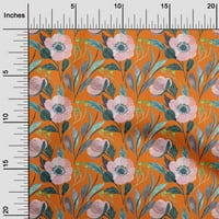 Onoone pamuk flena od listova tkanine i cvijeta cvjetni obrtni projekti Dekor tkanina štampan dvorište