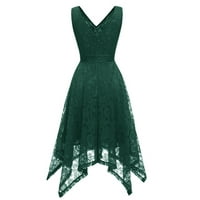 Clearsance ženska elegantna večernja haljina za zabavu Vintage Gothic bez rukava bez rukava s ljuljačkama