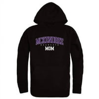 Republika 565-721-blk- McKendree univerzitetski bedrenica mama hoodie, crna - srednja