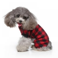 PET mekane udobne ljupke pidžame za male srednjeg pse, štene jesenski i zimski kostim