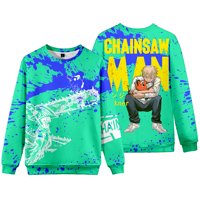 MAN The ChainSaw Man Duks Novi 3D Print Anime Harajuku Top Casual Odeća Man Žena Dug rukav pulover