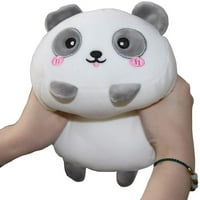 Slatka panda squishy plišani cilindrični dekorativni jastuk, mekani crtani zagrljaj igrački jastuk