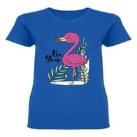 Slatka Flamingo ručna majica nacrtela žene - MIMage by Shutterstock, ženska velika
