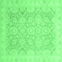 Ahgly Company Zatvoreni pravokutnik orijentalni smaragd zeleni tradicionalni prostirke, 8 '10'