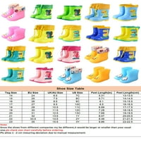 Lacyhop Dječji gumeni čizme crtani kišni čizme Izmjenjive obloge Vodootporne čizme Vrtne cipele za dizanje