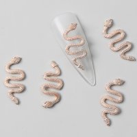 Jiaroswwei set za nokte Ornament DIY nakit Glitter Minimalistički zmijski umjetnički novost nakit za