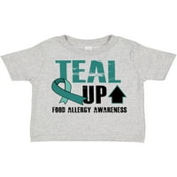 Inktastična teal up prehrambena alergija svijest o svijesti poklona mališana majica za djecu ili majicu