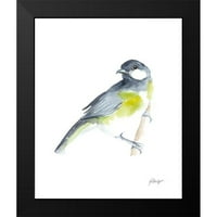 Harper, ethan crni moderni uokvireni muzej umjetnički print pod nazivom - akvarel Songbirds II