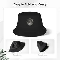 Noćni šešir kašike za žene za žene Sklopivi sunčani šeširni kape za pečeve na otvorenom za muškarce crne