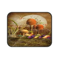 Šarene fantastične gljive šljive kruške leptiri kućni ljubimac mačji krevet pie jastučići mat jastuk