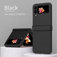 za Samsung Galaxy Z Flip 5g Case sa zaštitom šarke Ultra tanki hard z flip case-crna