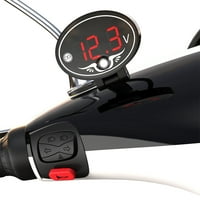 Andoer motocikl voltmetar višenamjenski vodootporni mjerač napona sa digitalnim pločama ekrana