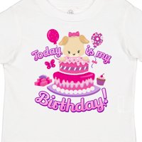 Inktastic danas je moj rođendan štenad poklon majica Toddler Girl