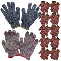 Parovi neklizajućih vrtlarnih rukavica Vrtne rukavice Najlonske dvorisne radne rukavice Slučajne boje