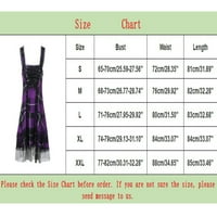 B91XZ Formalne haljine za žene plus veličine dame čipke patchwork haljina čipke bez rukava bez rukava
