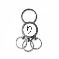 Japanski hiragana karakter RI od nehrđajućeg čelika metalni držač tastera za ključeva