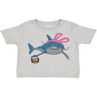 Inktastic Easter Bunny Shark Hunt poklon mališač majica ili majica mališana