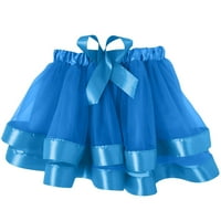 Djevojke Ljetna haljina Dječji djeca Bowknot Patchwork Dancing Princess suknja Tulle Ballet Tutu Sukrt