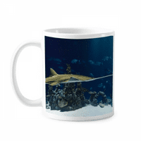 Ocean Ray Skate Science Nature Slika za slike Pottery Cerac kafe Porcelanski čas