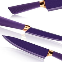 Kuhinjski nož sa omotačem, kuharskim nožma od nehrđajućeg čelika, uključuje 8 '' kuharski nož, 8 ''
