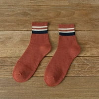 Ženske kratke čarape Striped vunene čarape Zimske debele i udobne tople muškarce Ležerne čarape