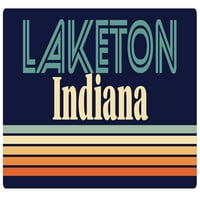 Laketon Indiana Frižider Magnet Retro dizajn