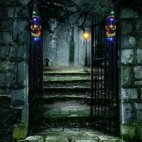 Fridja LED Halloween Svjetla Horror Ghost Odjeća Slaba svjetla Skelet String Svjetla Vodootporna zabava