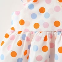 Binmer Toddler Child Baby Girl Summer Dot Print Sling haljina + mala Satchel