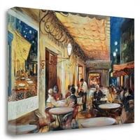 39 26 Kafe Van Gogh by Maria Zielinska - Print na platnu Tkaninu višeboj