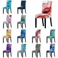 Stretch stolica za trpezariju Popularno 3D digitalno print Kuhinjski stolica za pranje poklopca za blagovaonicu