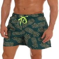 Sanviglor Muške hlače za plažu Pocket kupaći kostimi Struk Boardshorts Comfy Plivanje Tijelo Vruće opruga