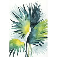 Popp, Grace crna modernog uokvirenog muzeja Art Print Naslijed - Sunset Palm Sastav IV