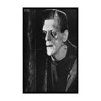 Vintage Frankenstein Movie Poster - Retro Frankenstein Print - Gotska zidna umjetnost - Sablasni poklon