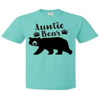 Inktastična tetka medvjed u crnom majicu