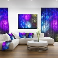 Art DesimanArt Šarene fraktalne rotirajuće galaksije Sažetak zidne umjetnosti uokvirene platnene u.