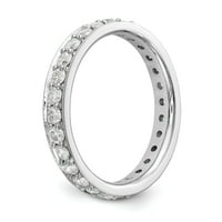 CT prirodni dijamantni antikni vintage stil vječni vjenčani prsten za vjenčanje u 14k bijelo zlato