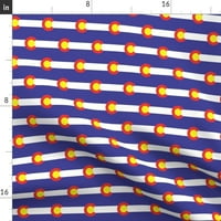Tkanina od kašike - Colorado Zastava Kids Ljeto opruga tiskana na pamučnom španjolskom dresu tkanine