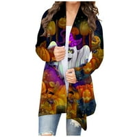 Ženska modna casual cvjetna klozerska kaput od kardigana