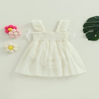 Dječja djevojaka Princess Romper haljina, lepršavo leptir Tulle Bodysuit ljetna odjeća za 0 mjeseci