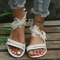 Daznico papuče za žene sandale za žene djevojke rimske ravne cvijeće casual sandale papuče plaže cipele